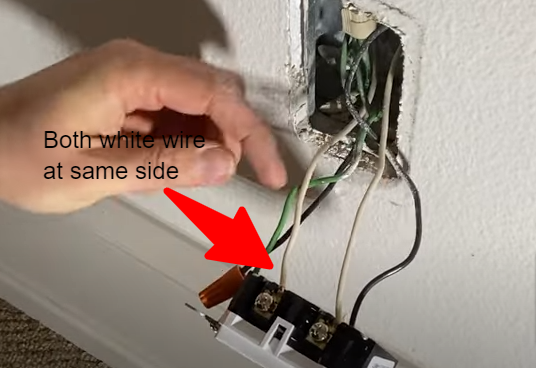 Replacing a GFCI Outlet
 white wires
